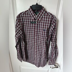 Ralph Lauren Youth size 18 long sleeve button down shirt. New with tags!
